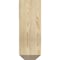 Ekena Millwork Merced Craftsman Rough Sawn Bracket w/ Offset Brace, Douglas Fir, 8"W x 22"D x 22"H BKT0806X22X22MRC04RDF - alternate 2